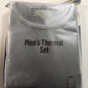 THERMAJOHN Men's Thermal Set Size XL Charcoal NEW